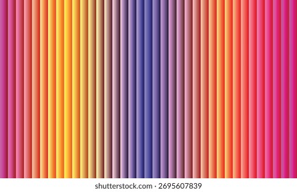 Gradiente vertical listras rosa amarelo azul roxo abstrato