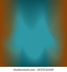 Vertical gradient, teal to orange. Soft focus, blurred edges. Cool to warm transition. Empty space.