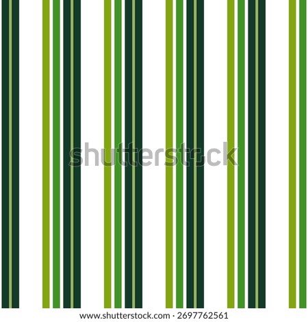 Vertical green stripes seamless pattern. Lines vector abstract design. Stripe texture suitable fashion textiles