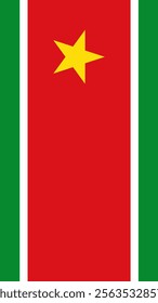 Vertical Guadeloupe Flag, 9:16 Format, Vector Images