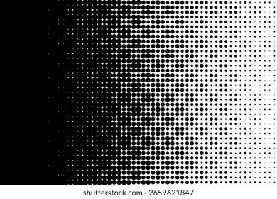 Vertical Halftone Dots Gradient Texture Design