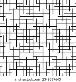 Vertical and horizontal lines abstract geometric seamless pattern