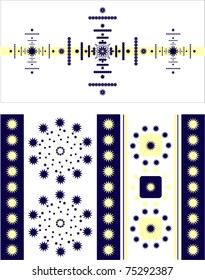 vertical and horizontal ornaments