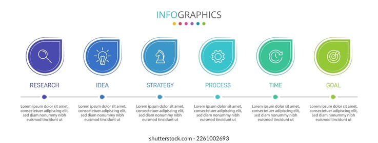 Vertical infographic design with icons and 5 options or steps. Thin line. Infographics business concept. Can be used for info graphics, flow charts, presentations, mobile web sites, printed materials.