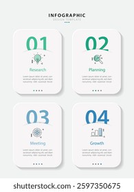 Vertical Infographic Timeline Template. 4 Step timeline journey, calendar Flat simple infographics design template. presentation graph. Business concept with 4 options, vector illustration.