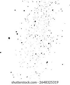 Textura de borrifador de tinta vertical em forma de gotejamento de tinta de spray abstrato. Alto contraste grunge borrão espalhado para design de fundo moderno. Aparência mínima suja.
