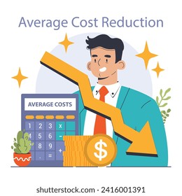 Vertical integration. Company's supply chain optimization and control. Business strategy from manufacturing to sales. Optimized production flow, effectiveness and quality. Flat vector illustration