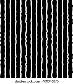 Vertical irregular, hand drawn, sketchy lines. Repeatable pattern. abstract monochrome background.