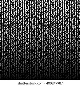 Vertical jagged, irregular lines pattern. Abstract monochrome random lines. (Horizontally repeatable.)