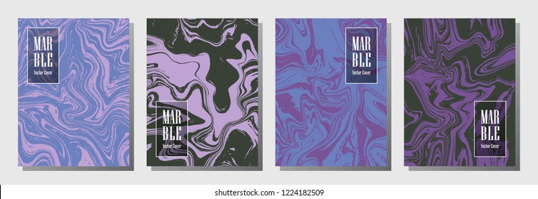 Vertical journal layouts set. Background for binder template, corporate flyers. Annual report cover corporate layouts set. Flyer, magazine, report, journal, binder vectors, title place.