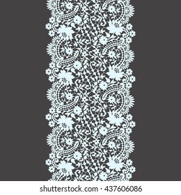 Vertical Lace SEamless Pattern