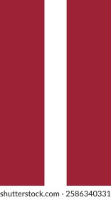 Vertical Latvia Flag Vector Images