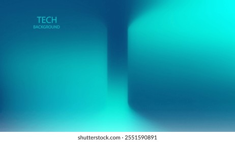 Vertical Line. Abstract background. Green Blue Colour Gradient. Monitor display tech wallpaper. Glowing and reflect neon light. Future technology.