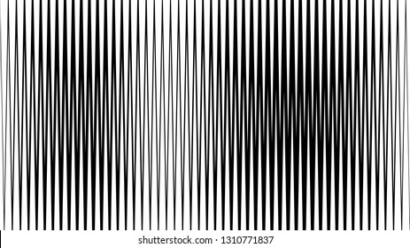 Vertical line halftone pattern with gradient effect. Template for backgrounds and stylized textures. Vector