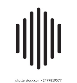 vertical line icon vector illustration design template