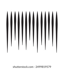 vertical line icon vector illustration design template