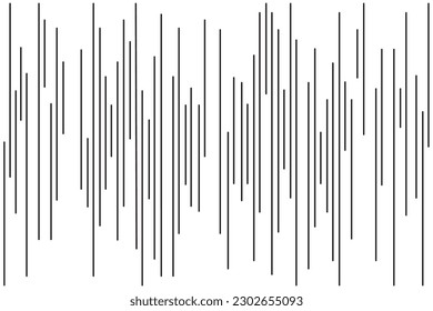 Vertical of line patterm. Design stripe black on white background. Design print for illustration, textile, texture, wallpaper, background. Set 1