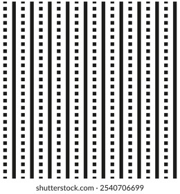 Vertical line pattern. Black striped texture. Geometric grid vector. Modern minimal background.