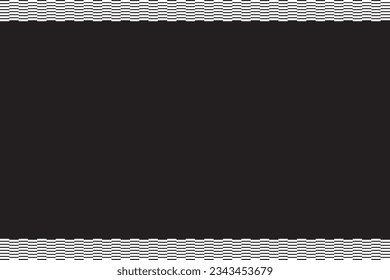 Vertical of lines dash pattern of vector. Design graphic white on black background. Design print for illustration, texture, textile, wallpaper, background, rug. Set 5