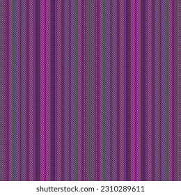 Vertical lines pattern of fabric vector texture with a background textile stripe seamless in violet and blue colors.