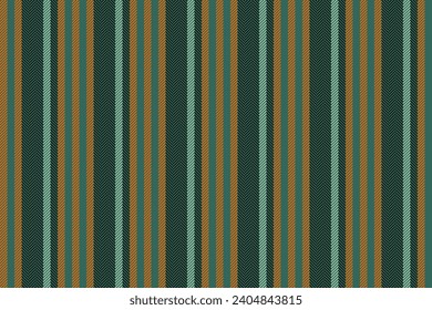 Vertical lines pattern of texture stripe seamless with a background textile vector fabric in teal and black colors.