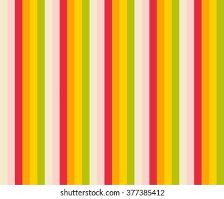Vertical lines retro color pattern. Repeat straight stripes abstract texture background.  Texture for scrapbooking, wrapping paper, textiles, home decor, 