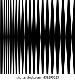 Vertical  lines, stripes - Parallel straight lines from thick to thin in sequence. abstract monochrome, grayscale geometric pattern, texture.