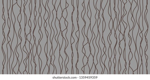 Vertical lines. Vertical wavy lines. Seamless background. Retro texture. Pattern for wallpaper and fabric. Vector graphics