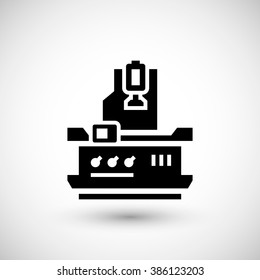 Vertical milling machine icon