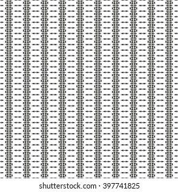 Vertical monochrome black and white seamless pattern. Vector drawing
