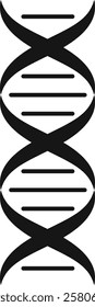 Vertical monochrome representation of DNA structure forming a double helix, highlighting nucleotides and the intricate genetic code essential for life and evolution