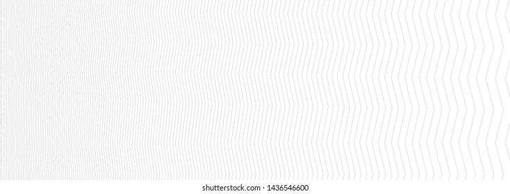 Vertical monochrome stripes header banner background design element empty blank template isolated on white nobody no people vector wavy pattern