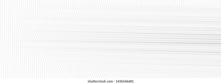 Vertical monochrome stripes header banner background design element empty blank template isolated on white nobody no people vector wavy pattern