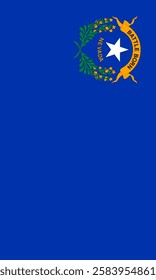 Vertical Nevada Flag Vector Images