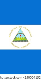 Vertical Nicaragua Bandera de Nicaragua