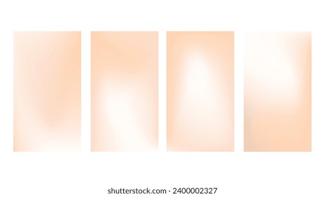 Vertical nude pink beige gradient for stories background. Warm and soft pastel cream texture for social media design. Luxury minimalist smooth wallpaper. Elegant blush illustration with nacre and blur