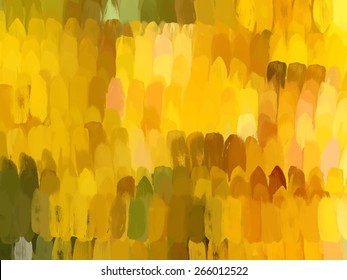 Vertical orange brush strokes background. Vector version
