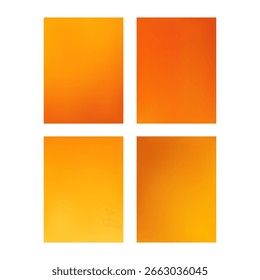 Vertical naranja amarillo suave otoño gradiente colección