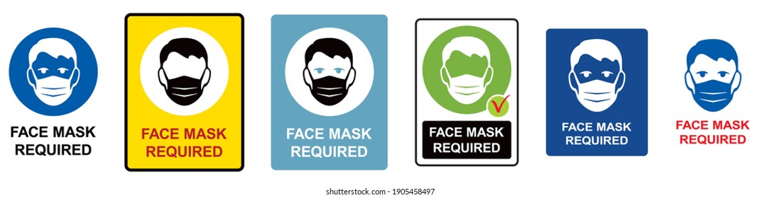 VERTIKALER PANEL MANDATORY MASK-gefärbt