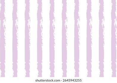Vertical pastel purple-pink chalk stripes on white background.