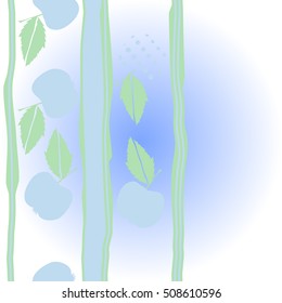   vertical pattern of fruits, halftone,stripes, copy space.