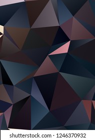 Vertical pattern with polygonal background. Abstract geometric background of the composition of triangles. Vector illustration