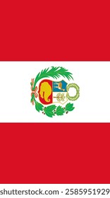 Vertical Peru Flag Vector Images