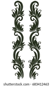 Vertical plant ornament