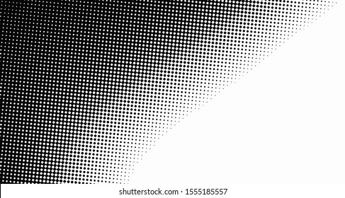 Vertical polka dots. Halftone wave background. Curved gradient texture or pattern. Pop art texture. Vector illustration Eps 10.