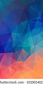 Vertical polygonal Background for your smartphone.