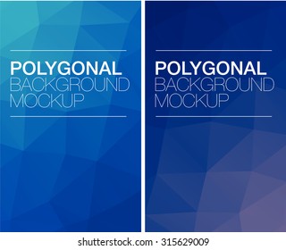 Vertical  polygonal banners
