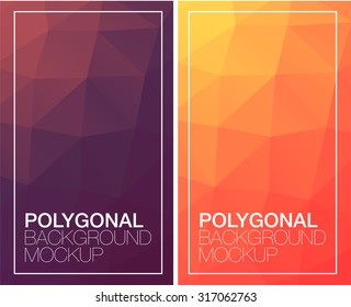 Vertical  polygonal banners