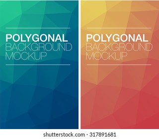 Vertical  polygonal banners