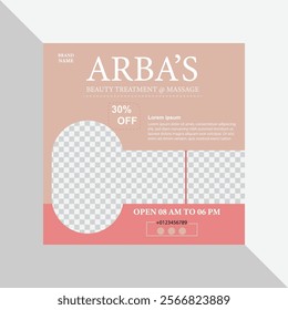 Vertical poster template for fashion designer